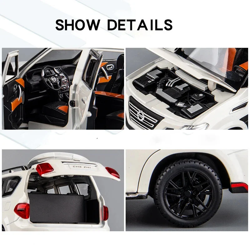 1:24 Diecast Nissan Patrol SUV Model Car