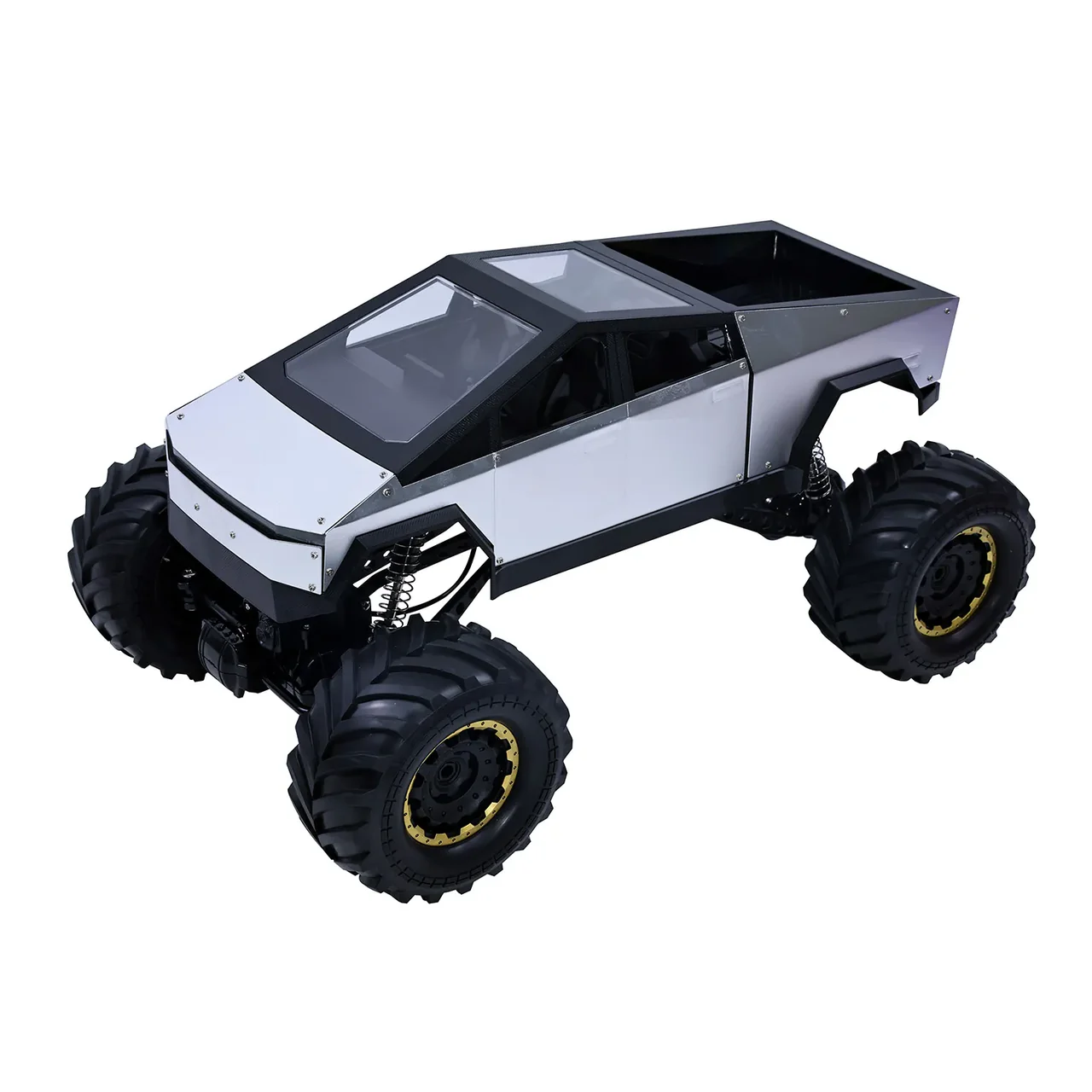 1:8 RC Alloy Tesla Pickup on Rock Crawler Truck