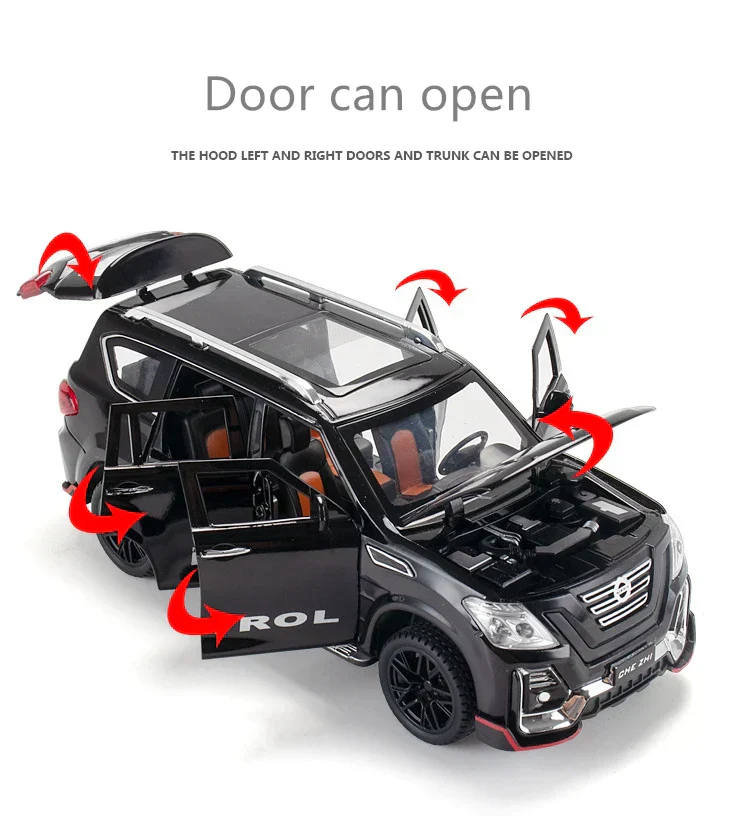 1:24 Diecast Nissan Patrol SUV Model Car